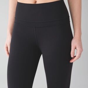 Lululemon OG Align Leggings *Double seam waist sz 4 Black